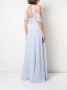 Marchesa Notte Bridesmaids Maxi-jurk met open schouders Blauw - Thumbnail 4