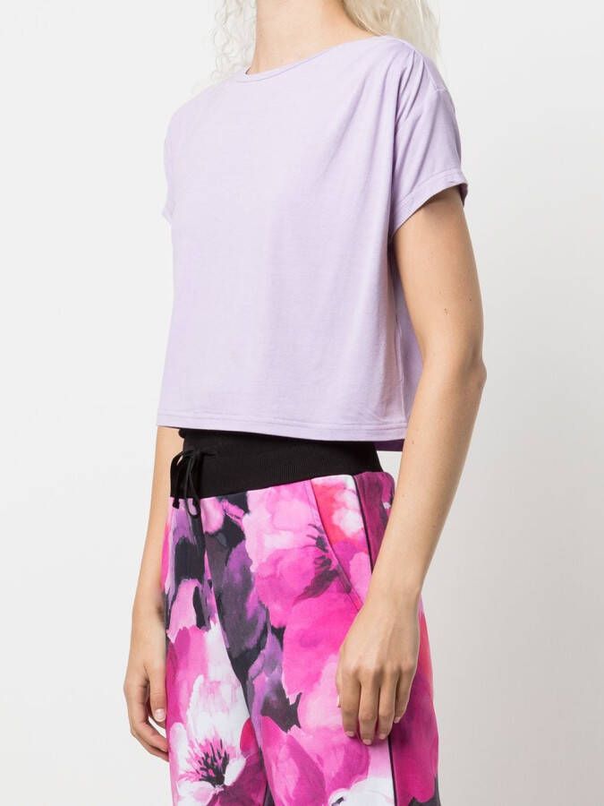 Marchesa Notte Cropped T-shirt Paars
