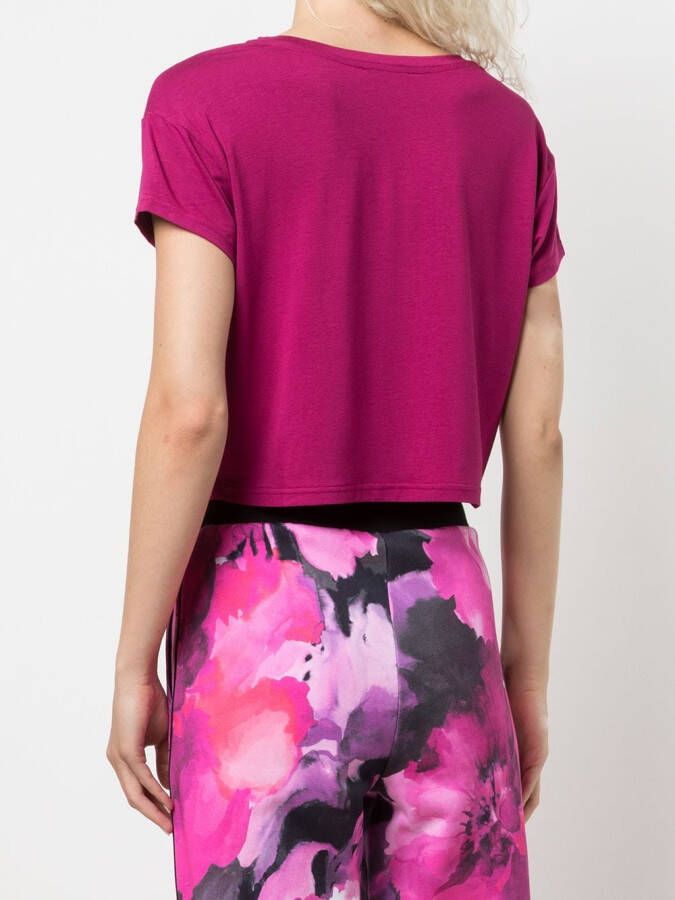 Marchesa Notte Cropped T-shirt Rood
