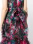 Marchesa Notte Maxi-jurk met bloemenprint Rood - Thumbnail 5