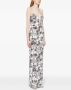 Marchesa Notte Maxi-jurk met sweetheart hals en pailletten Zilver - Thumbnail 2