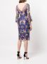 Marchesa Notte Midi-jurk met bloemenkant Veelkleurig - Thumbnail 4