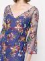 Marchesa Notte Midi-jurk met bloemenkant Veelkleurig - Thumbnail 5