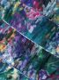 Marchesa Notte Midi-jurk met vierkante hals Blauw - Thumbnail 5