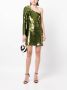 Marchesa Notte Mini-jurk met pailletten Groen - Thumbnail 2