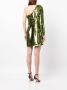 Marchesa Notte Mini-jurk met pailletten Groen - Thumbnail 4