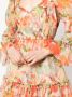 Marchesa Notte Mini-jurk met ruches Oranje - Thumbnail 5