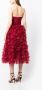 Marchesa Notte Mini-jurk met ruches Rood - Thumbnail 4