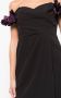 Marchesa Notte Off-shoulder mini-jurk Zwart - Thumbnail 5