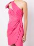 Marchesa Notte Asymmetrische mini-jurk Roze - Thumbnail 5