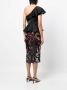 Marchesa Notte Jurk verfraaid met pailletten Zwart - Thumbnail 4