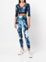 Marchesa Top met abstract patroon Blauw - Thumbnail 2