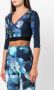 Marchesa Top met abstract patroon Blauw - Thumbnail 3