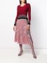 Marco De Vincenzo Verfraaide rok Roze - Thumbnail 2