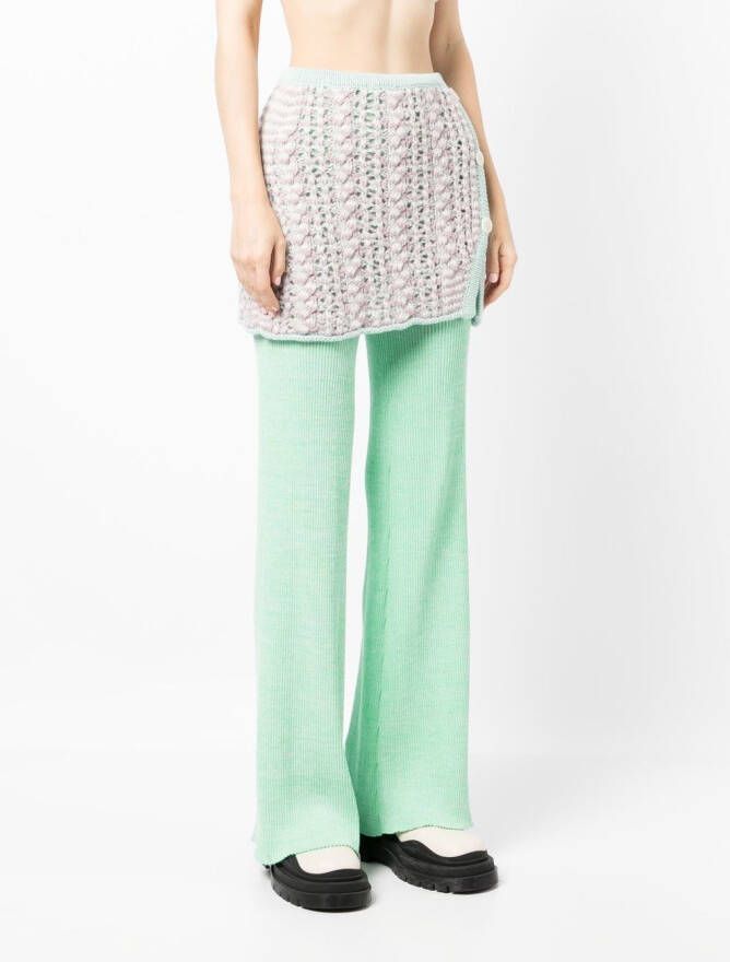 Marco Rambaldi Asymmetrische rok Paars