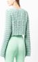 Marco Rambaldi Grofgebreid vest Groen - Thumbnail 4