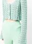 Marco Rambaldi Grofgebreid vest Groen - Thumbnail 5