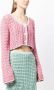 Marco Rambaldi Grofgebreid vest Roze - Thumbnail 3