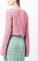 Marco Rambaldi Grofgebreid vest Roze - Thumbnail 4