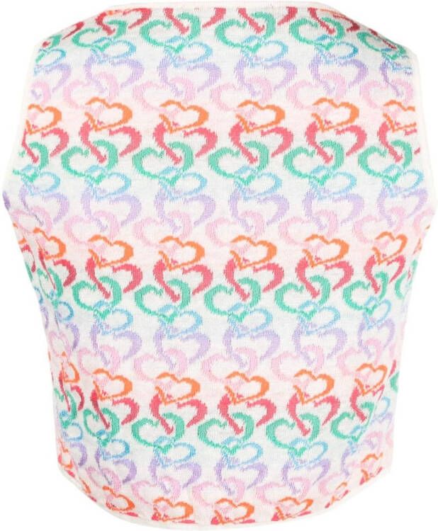 Marco Rambaldi Intarsia top Wit