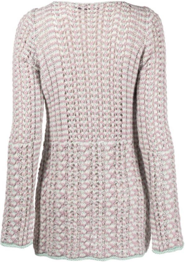 Marco Rambaldi Kabelgebreide trui Blauw