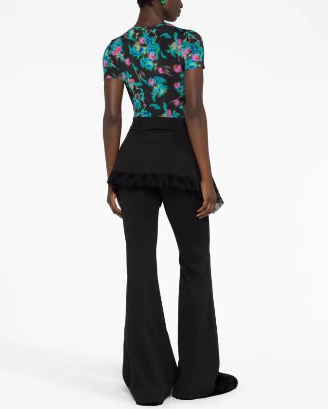 Maccapani Broek met gelaagde rok Zwart