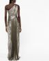 Maria Lucia Hohan Jolene plissé avondjurk Metallic - Thumbnail 3