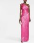 Maria Lucia Hohan Asymmetrische avondjurk Roze - Thumbnail 2