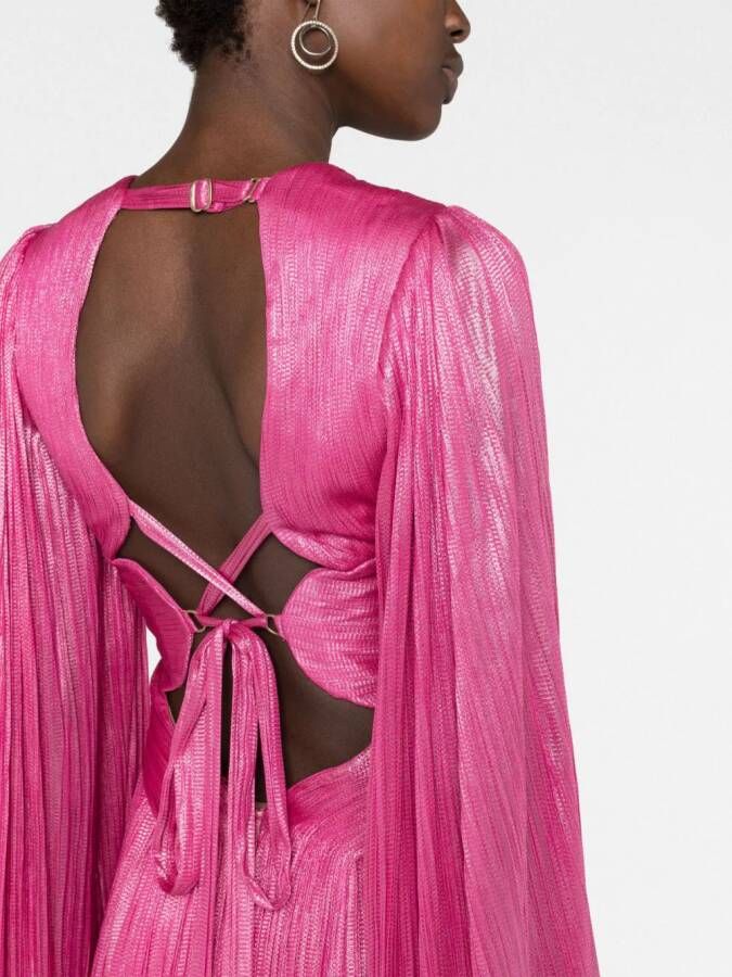 Maria Lucia Hohan Avondjurk met zijsplit Roze