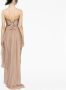 Maria Lucia Hohan Gedrapeerde avondjurk Beige - Thumbnail 3