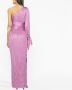 Maria Lucia Hohan Geplooide avondjurk Roze - Thumbnail 4