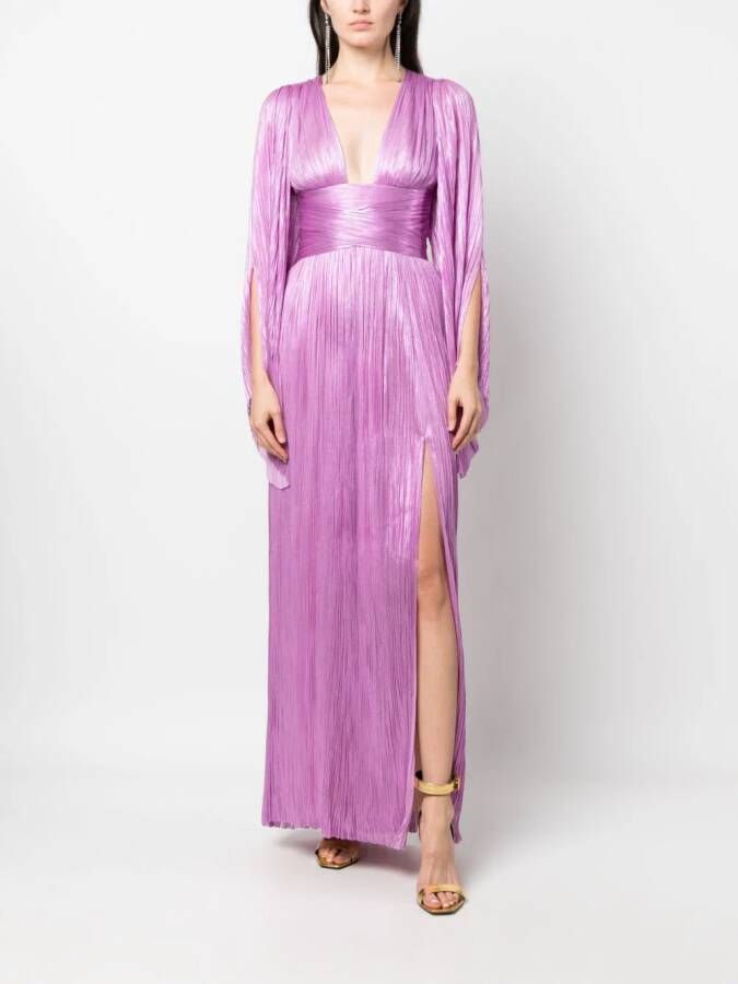 Maria Lucia Hohan Geplooide maxi-jurk Paars