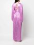 Maria Lucia Hohan Geplooide maxi-jurk Paars - Thumbnail 4