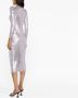 Maria Lucia Hohan Jurk met metallic-effect Grijs - Thumbnail 4