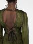 Maria Lucia Hohan Zijden avondjurk Groen - Thumbnail 3