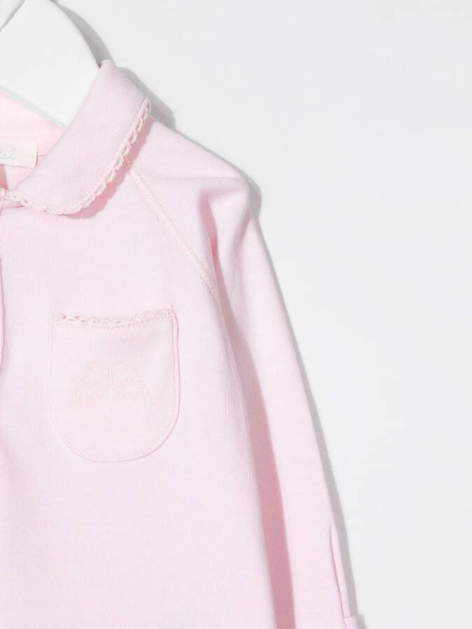 Marie-Chantal Pyjama met gewelfde afwerking Roze