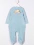Marie-Chantal Romper met fluwelen-effect Blauw - Thumbnail 2
