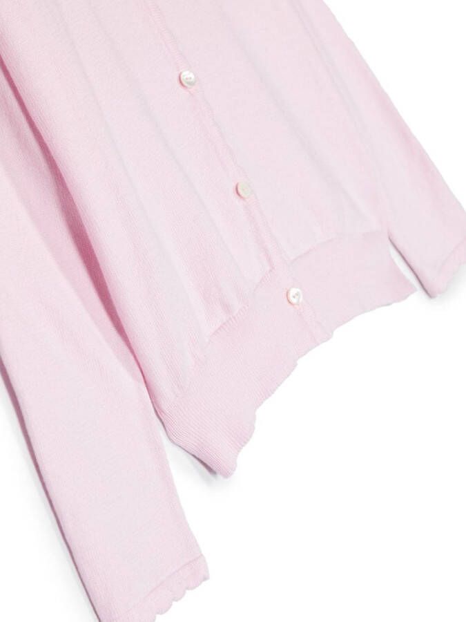 Mariella Ferrari Vest met gewelfde rand Roze