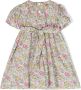 Mariella Ferrari Jurk met bloe print Groen - Thumbnail 2