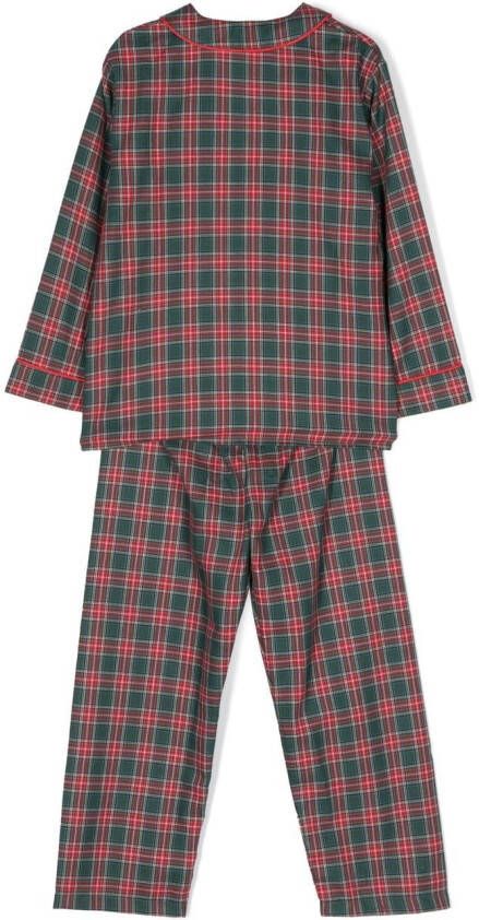 Mariella Ferrari Pyjama met tartan ruit Rood