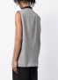 Marina yee Gilet met dubbele rij knopen Grijs - Thumbnail 5