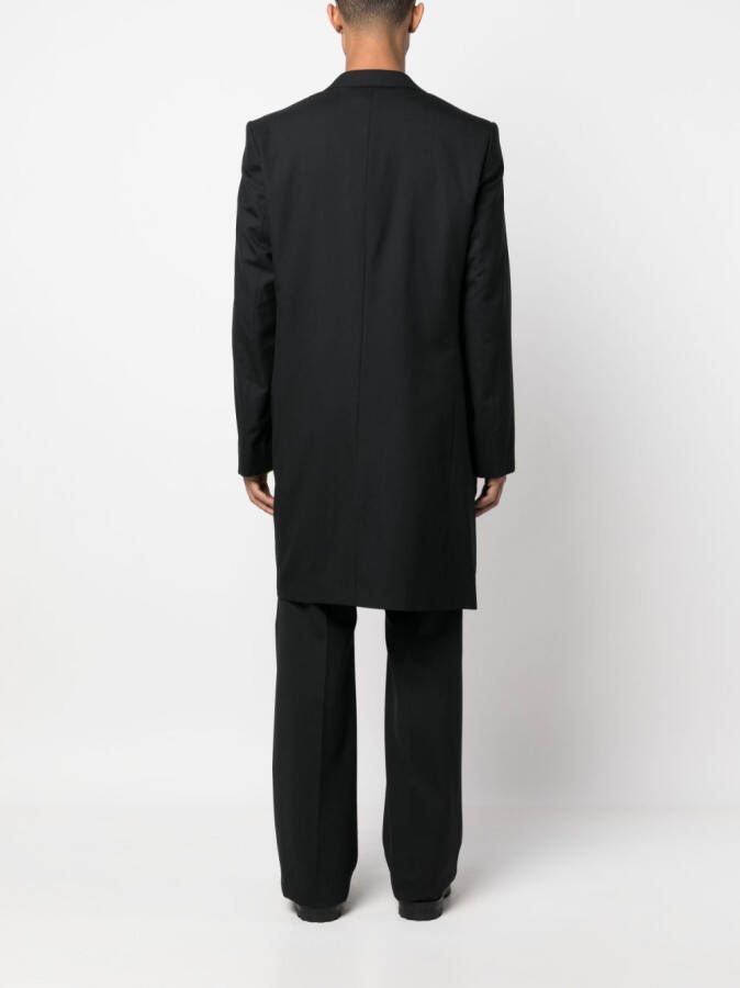 marina yee Asymmetrische mantel Zwart