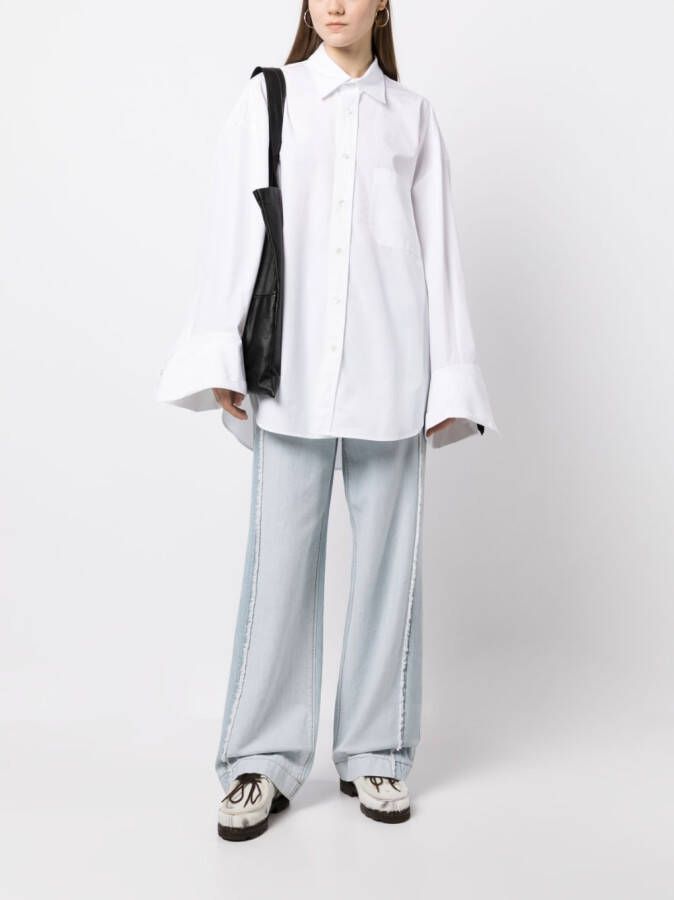 marina yee Oversized shirt Wit