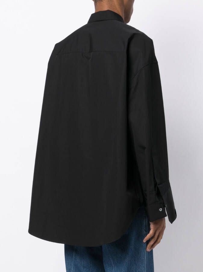 marina yee Oversized shirt Zwart