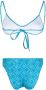 Marine Serre Bikini met monogram Blauw - Thumbnail 2