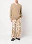 Marine Serre Broek met print Beige - Thumbnail 2