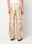 Marine Serre Broek met print Beige - Thumbnail 4