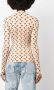 Marine Serre Top met maanprint Beige - Thumbnail 4