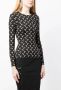 Marine Serre Top met print Zwart - Thumbnail 3