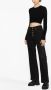 Marine Serre Cropped top Zwart - Thumbnail 2